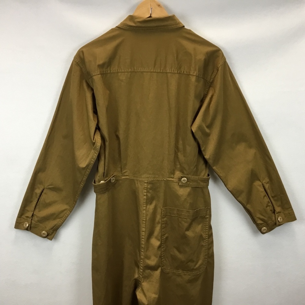 Alex Mill Women's Mustard Brown Utility Jumpsuit - Picture 5 of 14